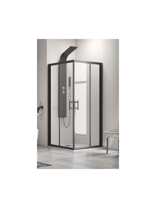 Karag Flora100 Duschkabine mit Schiebetür 150x7...