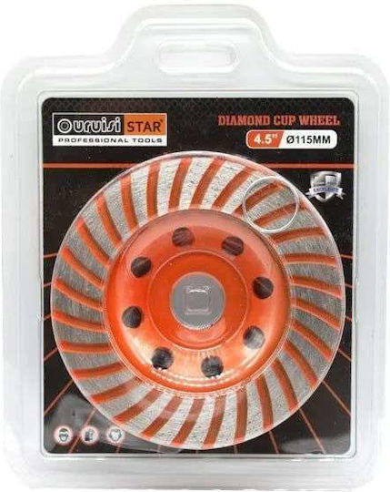 Uruisi Star Schleifscheiben Für Baumaterialien 4.5” Ø115mm – Diamond Cup Wheel 47142