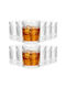 Vilde Vilde Glass Set for Cocktail Water Whiskey Transparent 310ml 12 Pieces