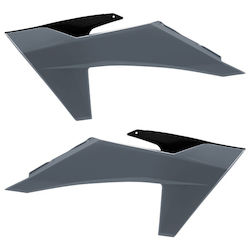 Polisport Radiator Guards Ktm Sx Sxf Xc 125 150 250 350 450 Black Gray Polisport Radiator Guards Ktm Sx Sxf Xc 125 150 250 350 450 Black Gray