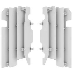 Polisport Radiator Guards Grilles Cr 125 250 450r 00 04 03 White Durable