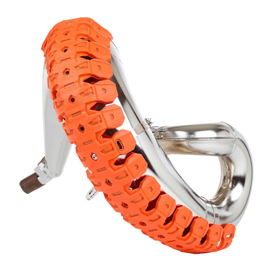 Armadillo Pipe Guard Diffuser Cover Polisport Orange Durable