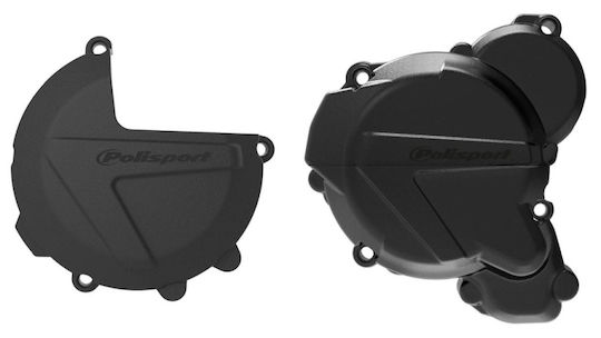 Polisport Капак Защитник На Алтернатор Ktm Exc 250 300 Te 350 Черен