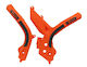 Bi-material Super Grip Frame Guards Ktm Sx Sxf 2018-2021 Orange Black
