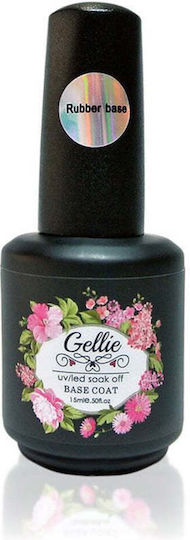 Gellie Base Coat για Ημιμόνιμα Βερνίκια Rubber 15ml