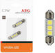 2x C5w LED 36mm Retrofit Bec LED Cald Alb Cald