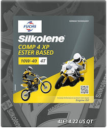 Silkolene Fuchs Semi-synthetic Engine Oil Comp 4 Xp 10w40 4l Silkolene Fuchs Semi-synthetic Engine Oil Comp 4 Xp 10w40 4l