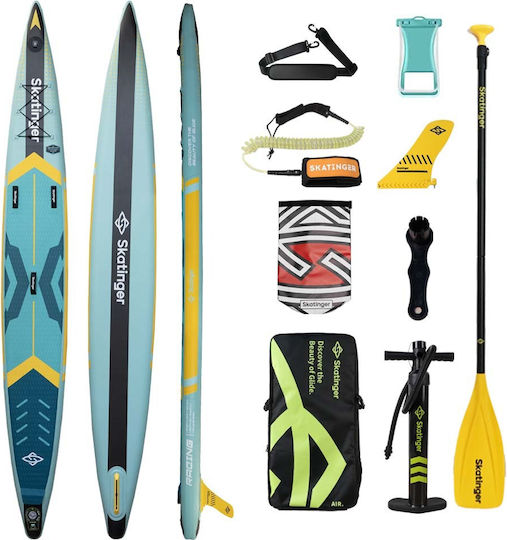 Skatinger Fast Ray Φουσκωτή Σανίδα SUP με Μήκος 4.27m Τιρκουάζ