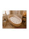 Grandes Suenos Baby Cradle Sheet Cotton Astronauts Ecru 40x80cm