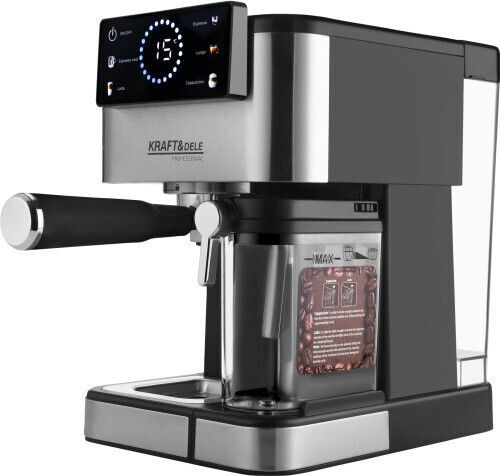 Kraft & Dele Espressoare 1500W Presiune 20bar Argintiu KD4292