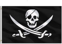 Pirate Flag Polyester with a Stake