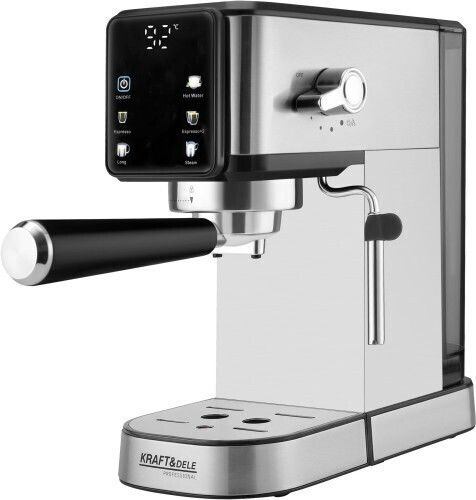 Kraft & Dele Espressoare 1500W Presiune 20bar Oțel Inoxidabil KD4290