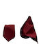 Giovani Rossi Men's Tie in Burgundy Colour