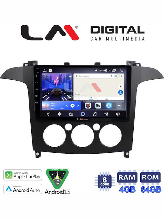LM Digital Car Audio System for Ford S-Max 2006 2014 Bluetooth USB Wi-Fi GPS Apple CarPlay Android Auto