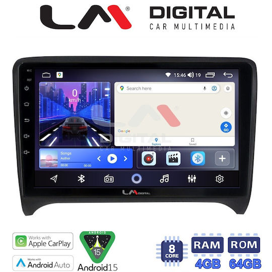 LM Digital Автомобилна Аудио Система За Audi TT 2007 > 2014 Bluetooth USB Wi-Fi GPS Apple CarPlay Android Auto