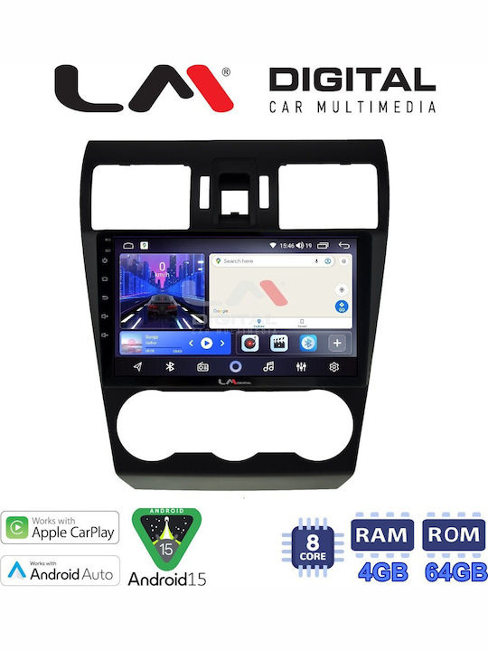 LM Digital Car Audio System for Subaru Impreza Forester 2013 Bluetooth USB Wi-Fi GPS Apple CarPlay Android Auto