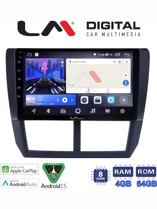 LM Digital Car Audio System for Subaru Impreza Forester 2009 2012 Bluetooth USB WiFi GPS Apple CarPlay Android Auto