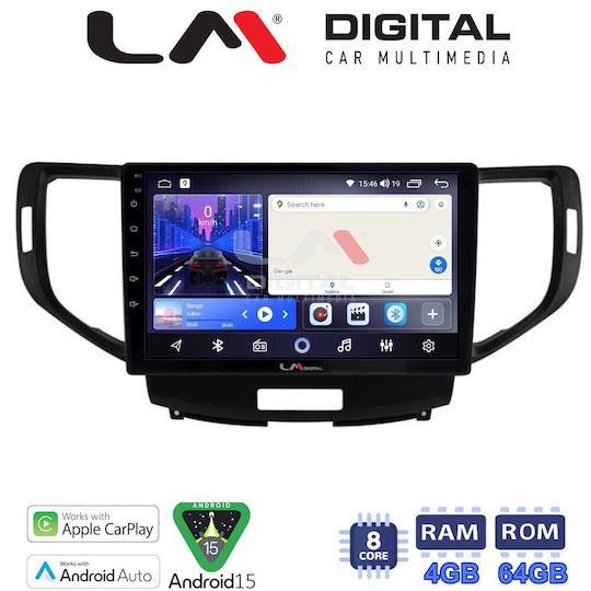 LM Digital Ηχοσύστημα Αυτοκινήτου για Honda Accord 2008 > 2013 (Bluetooth/USB/WiFi/GPS/Apple-Carplay/Android-Auto)