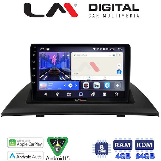 LM Digital Auto-Audiosystem für BMW X3 / X3 (E83) 2003 > 2010 Bluetooth USB Eingebautes Wi-Fi GPS Apple CarPlay Android Auto