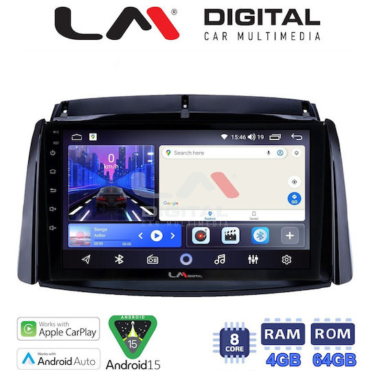 LM Digital Auto-Audiosysteme für Renault Koleos 2006>2017 Bluetooth USB Eingebautes Wi-Fi GPS Apple CarPlay Android Auto