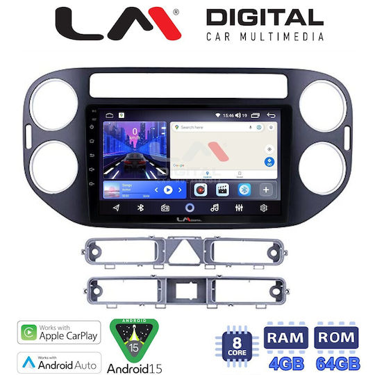 LM Digital Ηχοσύστημα Αυτοκινήτου για Volkswagen Tiguan / Golf Plus 2004-2016 (Bluetooth/USB/WiFi/GPS/Apple-Carplay/Android-Auto)