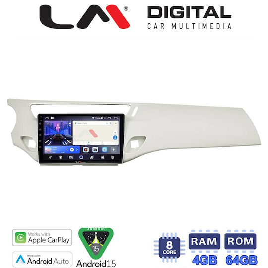 LM Digital Ηχοσύστημα Αυτοκινήτου για Citroen C3 / DS3 2009 > 2016 (Bluetooth/USB/WiFi/GPS/Apple-Carplay/Android-Auto)