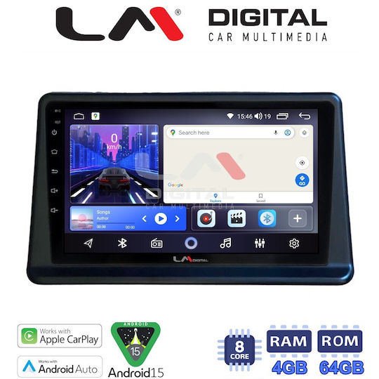LM Digital Car Audio System for Mitsubishi Pajero 1996 to 2003 Bluetooth USB Wi-Fi GPS Apple CarPlay Android Auto
