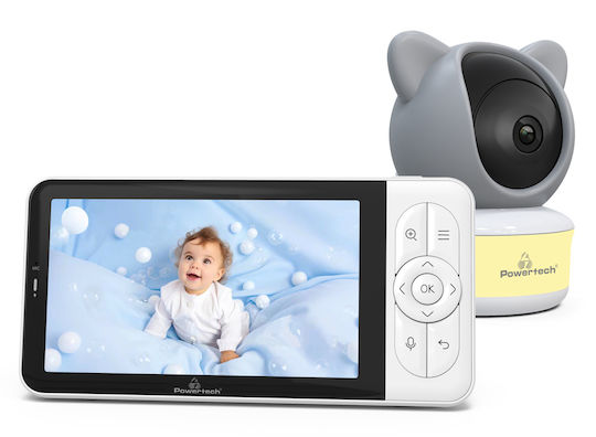 Powertech Wireless Baby Monitor with Two-Way Audio & Lullabies