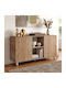 Μπουφές Doro Ξύλινος Sepet Oak 150.2x39x81cm