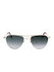 American Optical Unisex Sunglasses with Silver Frame and Green Lens