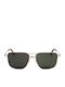 American Optical Unisex Sunglasses with Rose Gold Frame and Green Lens