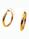 Irene Vilou Earrings Hoops Gold Plated Steel