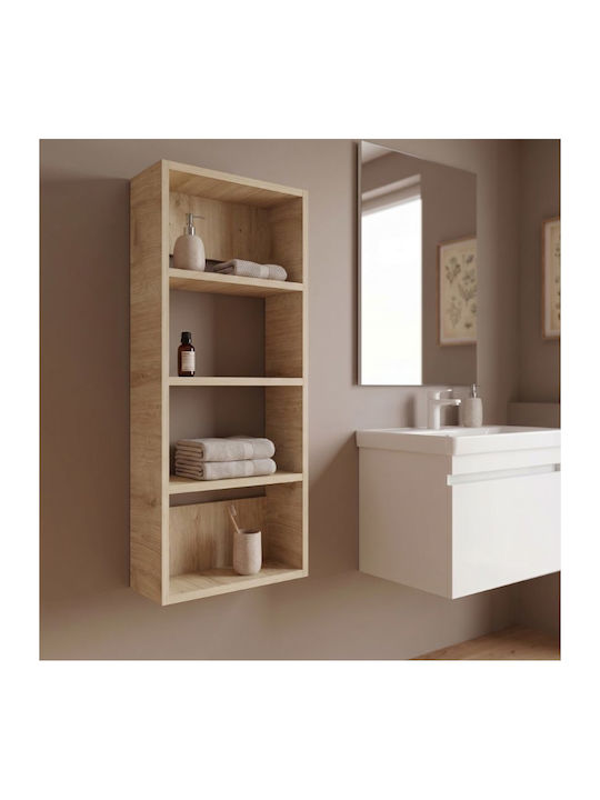 Ράφι Τοίχου Rafina Sapphire Oak 40x15x90εκ.