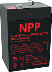 Npp Батерия UPS с Капацитет 5Ah и Напрежение 6V