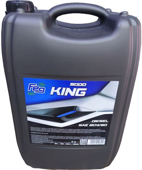 Feg King 5000 Λάδι Αυτοκινήτου 20W-50 18lt