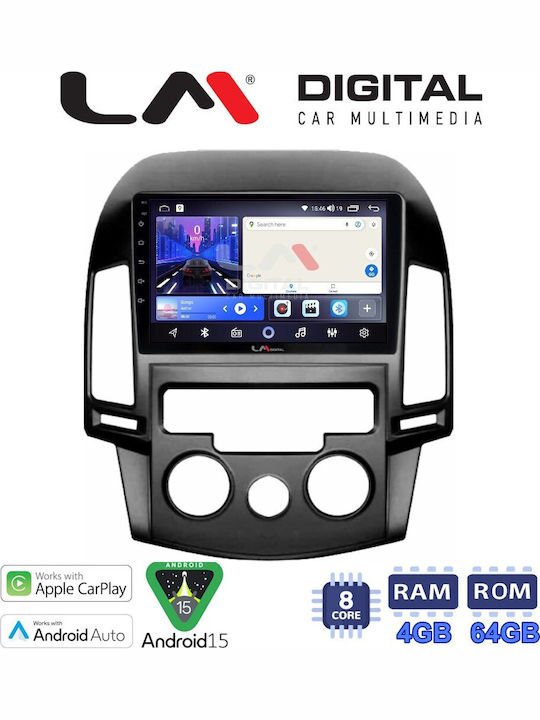 LM Digital Car Audio System for Hyundai i30 2007-2012 Bluetooth USB Wi-Fi GPS Apple CarPlay Android Auto