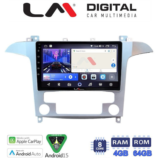 LM Digital Ηχοσύστημα Αυτοκινήτου για Ford S-Max 2006 2014 (Bluetooth/USB/WiFi/GPS/Apple-Carplay/Android-Auto)