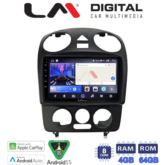 LM Digital Auto-Audiosystem für Volkswagen Käfer 2003 2010 Bluetooth USB Eingebautes Wi-Fi GPS Apple CarPlay Android Auto