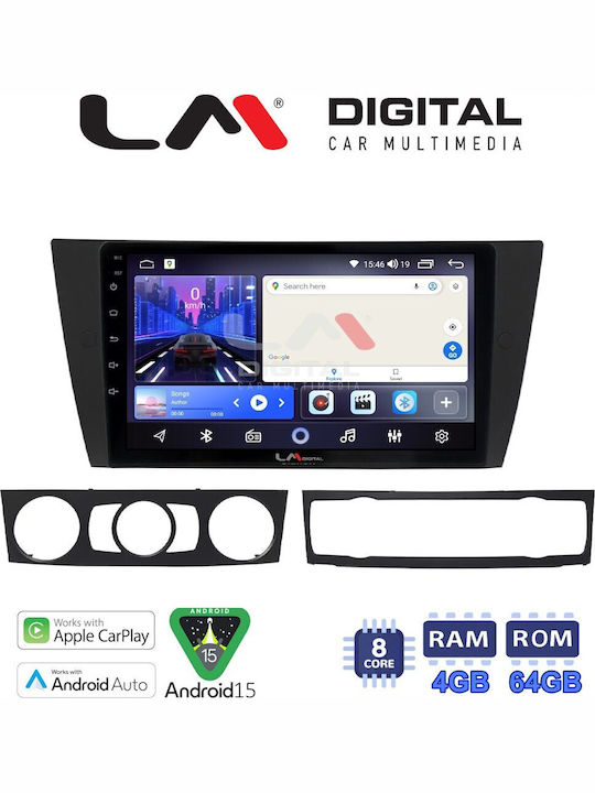 LM Digital Auto-Audiosystem Für BMW Serie 3 2005-2012 Bluetooth USB Eingebautes Wi-Fi GPS Apple CarPlay Android Auto