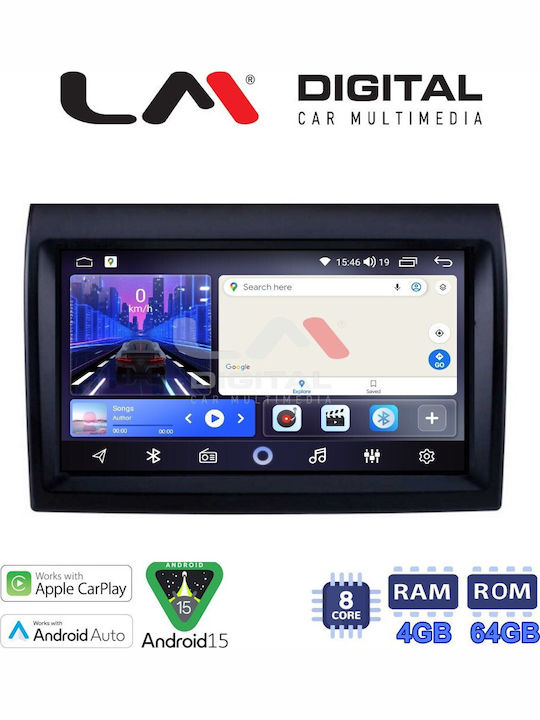 LM Digital Car Audio System for Peugeot Boxer Fiat Ducato Citroen Jumper 2006 to 2011 Bluetooth USB Wi-Fi GPS Apple CarPlay Android Auto