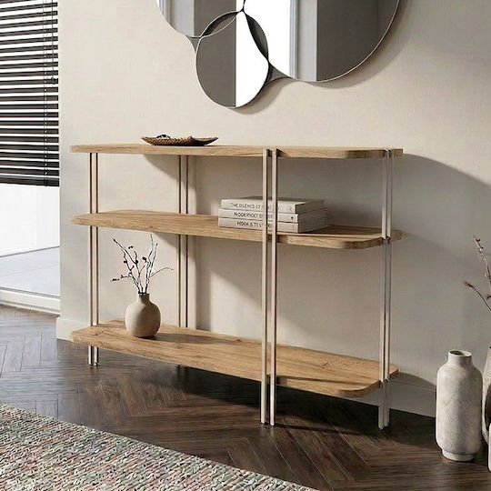 Notus Κονσόλα από Ξύλο & Μέταλλο Sapphire Oak Μ92xΠ34.5xΥ75εκ.