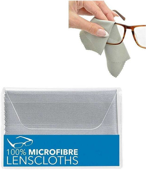 Ultradelicate Microfiber Glasses Cloth In Case Gray