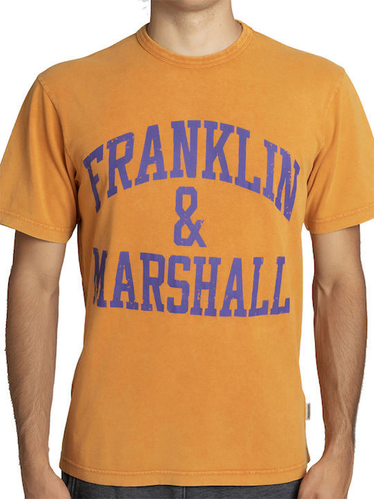 Franklin & Marshall Αθλητικό T-shirt Πορτοκαλί