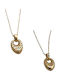 Gatsa Double Necklace with Tear Design