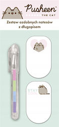 Mini Set Pen + 2 Notebooks 3 Pieces Pusheen