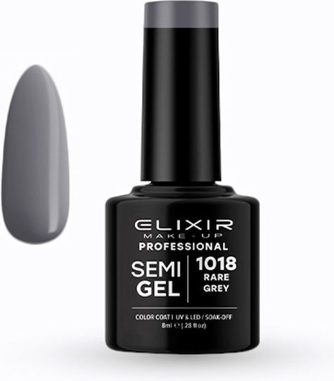 Elixir Elixir Gel Nagellack 1018 Seltenes Graues 8ml