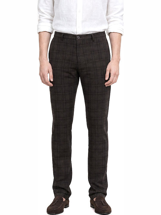 Gabba Pisa Herrenhose in Schlank Passform Braun...