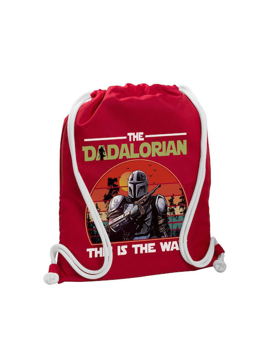 Koupakoupa The Dadalorian KP_18161 Gym Bag Red Sports Backpack