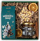 Christmas Gift Santa Set Tea Honey Chocolate Star Box