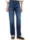 Women's Jean Pants Mid Rise in Slim Fit